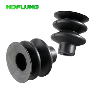 HOFUJNG PCG-10 White/Black Small Mini Rubber/Silicone <b>Vacuum</b> Suction Cups with <b>Vacuum</b> <b>Pump</b> Support Customizable - Product Image 3
