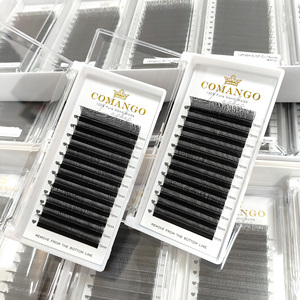 Extensions de cils en <span class=keywords><strong>U</strong></span> YY Volume Noir 0.07 U2D, Plateau de cils Clover, Tissées à la main, Naturelles, Douces, Cils en forme de fleur parallèle - Product Image 6