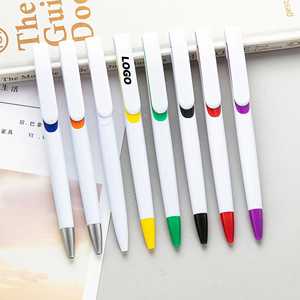 Custom Logo Plastic <b>Retractable</b> Ballpoint <b>Pens</b> for Business, Hotel, and Promotional Giveaways - Product Image 1