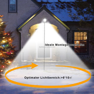 Projecteur Mural LED IP67 à <span class=keywords><strong>Détecteur</strong></span> de Mouvement Économiseur d'Énergie, Capteur Radar <span class=keywords><strong>Extérieur</strong></span>, Induction Infrarouge pour Stade, <span class=keywords><strong>Garage</strong></span>, <span class=keywords><strong>Détecteur</strong></span> - Product Image 5