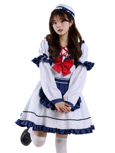 <span class=keywords><strong>Disfraz</strong></span> <span class=keywords><strong>de</strong></span> Cosplay <span class=keywords><strong>de</strong></span> sirvienta <span class=keywords><strong>de</strong></span> Anime japonés para <span class=keywords><strong>mujer</strong></span>, uniforme marino Sexy, traje <span class=keywords><strong>de</strong></span> sombrero, nuevo vestido <span class=keywords><strong>de</strong></span> marinero Lolita para fiestas <span class=keywords><strong>de</strong></span> Halloween - Product Image 4