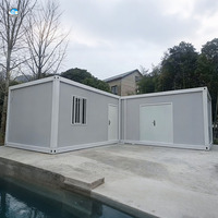L'usine a en stock des maisons préfabriquées en conteneurs de 20 pieds résistantes aux tremblements de terre, imperméables et ignifuges, maisons modulaires en conteneurs