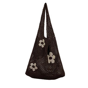 Nuova Borsa a Tracolla Casual <span class=keywords><strong>2023</strong></span> in Maglia Traforata, Borsa Femminile alla Moda in Poliestere e Cotone per Uso Quotidiano con Logo Personalizzato - Product Image 5