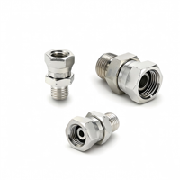 Raccord de tuyau hydraulique fileté BSP, joint conique 60°, mâle vers femelle, nommé 2B, raccord de tuyau pivotant