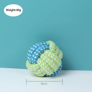 Juguete Masticable de Cuerda de Algodón Ecológico y Duradero UFBemo, Resistente a Mordidas, Colorido, para Uso en Interiores para Perros - Product Image 4