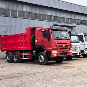 Nouveaux camions bennes poids lourds 6x4 HOWO Euro2 avec conduite à gauche, transmission manuelle et ABS - Product Image 2
