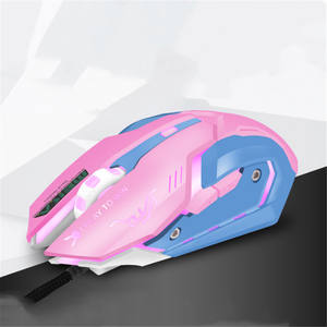 Mouse Gamer <span class=keywords><strong>Overwatch</strong></span> D.Va Pink Reaper Mercy Genji, Electrónico, Recargable por USB, con Cable, para Juegos y Oficina - Product Image 2