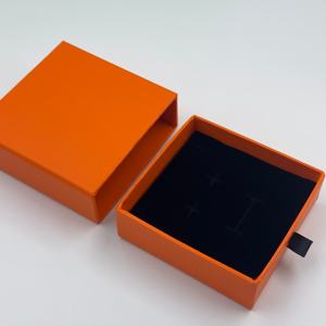 Серебряное Золотое кольцо для хранения, ожерелье, серьги, подвеска, прочные, пригодные для переработки, квадратные, атласные, искусственная кожа, деревянные бумажные материалы-современные - Product Image 5