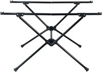 Table pliante de camping en acier, portable, pour pique-nique en plein air, pêche, plage, fabrication directe d'usine