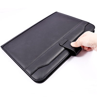 Porte-documents professionnel pour conférences et réunions d'affaires avec tablette, organiseur de documents et fentes pour cartes pour hommes et femmes