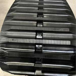 Nouveau design Version Oblique Angle Dumper <span class=keywords><strong>Rubber</strong></span> <span class=keywords><strong>Track</strong></span> 700x100x98 pour Morooka Mst 1500 Lot de <span class=keywords><strong>2</strong></span> 28 "Heavy Duty Multi-Bar Pattern - Product Image 2