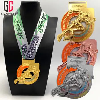 15 Years Factory Custom  zinc alloy  metal sport marathon medal