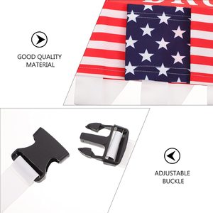 Sangle de ceinture de bière à thème du 4 juillet USA Americana Patriotic Beverage Can Holder Fanny Packs pour les fêtes - Product Image 2