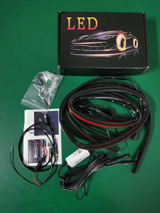 IP68防水RGB LEDカーアンダーグローライトキット6個車用ローグロー12VチェイスライトSUVトラック用 - Product Image 6