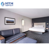 Courtyard-Projekt Eichenholz-Paneel Hotelzimmer-Möbelset Anpassbare Moderne Umweltfreundliche Kommerzielle Möbel für Hotels