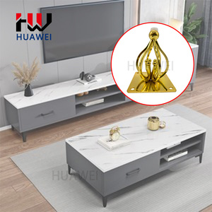 Meubles ronds en forme de cône pieds de canapé Table basse <span class=keywords><strong>pied</strong></span> de canapé en métal <span class=keywords><strong>fer</strong></span> or motif de fleur en spirale pieds de lit <span class=keywords><strong>chaise</strong></span> pieds - Product Image 4