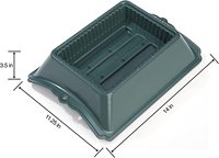 Plateau floral de luxe pour cercueil de 9 pouces, fleurs, mousse florale sèche, briques, blocs