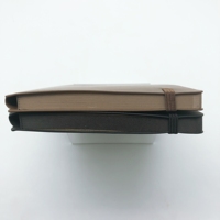 Cahiers de planificateur en PU a5 à couverture souple pour étudiants avec porte-stylo personnalisé sur les fournitures de bureau de la colonne vertébrale