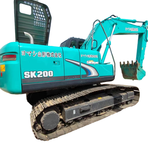 Excavatrice d'occasion Kobelco Sk200 d'origine, excavatrice sur chenilles bon marché, machine parfaite, excavatrice d'occasion Kobelco Sk200 - Product Image 1