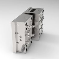 Moule d'injection plastique en acier inoxydable Fengjin Modèle 33, certifié ISO9001, noyau S136 usiné CNC, 300 000 coups réalisés, fabriqué au Fujian