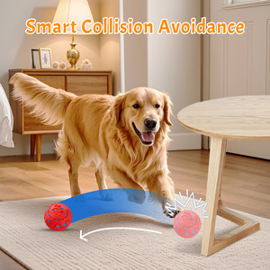 Interactive <strong>Dog</strong> Ball, Self-Moving <strong>Dog</strong> <strong>Toy</strong> with Auto-Rolling &amp; Bouncing, E-TPU Material, Waterproof, Motion-Activated (Red) - Product Image 3