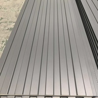 Panneau Aluzinc isolé, gravé et embossé, à économie d'énergie et longue durée de vie, pour usines, entrepôts, cabines préfabriquées et décoration