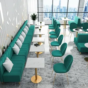 Mobili per sala da pranzo dell'hotel del ristorante contemporaneo sedie moderne in tessuto di velluto di lusso con gambe in metallo dorato prezzo economico