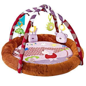 Nouveau Tapis d'Éveil et d'Activités Pliable 5 en 1 pour Bébé Nouveau-né – Maison <span class=keywords><strong>de</strong></span> Jeu Douce et Moderne - Product Image 3