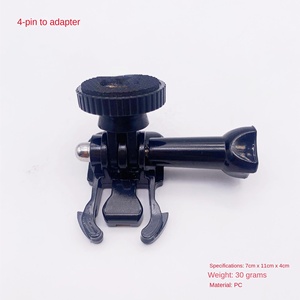 Base adaptadora de zapata caliente compatible con <span class=keywords><strong>GoPro</strong></span> <span class=keywords><strong>Gimbal</strong></span>, soporte para luz de relleno con orificio de tornillo de 1/4 para DSLR - Product Image 1