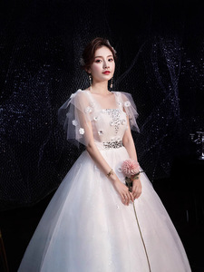 Nuovo <span class=keywords><strong>abito</strong></span> da <span class=keywords><strong>sposa</strong></span> <span class=keywords><strong>madre</strong></span> con allacciatura da donna a vita alta - Product Image 5