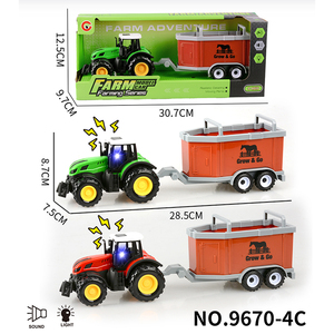 Tracteur jouet à friction avec lumières et son, excellent rapport qualité-prix, idéal pour l'Amérique latine, vente en gros - Product Image 6