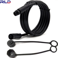 M12-Kabelbaugruppe Stecker zu Buchse Ip68 Wasserdicht Benutzer definiert 90 Grad 3 5 6 12 17-poliger M12-Sensor 4-poliger 8-poliger Stecker M12-Kabel