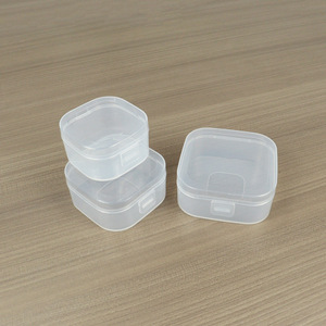 Transparent Plastic <b>Storage</b> <b>Box</b> Square With Lid For <b>Small</b> Parts Organizing Jewelry Chips Screws F70F80F90 - Product Image 2