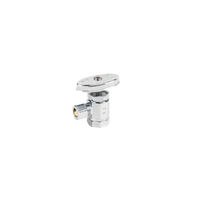 Válvula Angular Cromada Duradera OEM, Válvula de Agua Manual de Latón Forjado de 3/8\" FIP X 1/4\" OD