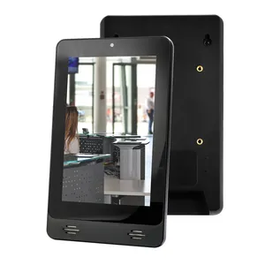 Ön hoparlör ile POE RJ45 Ethernet Android tablet ile 7 inç mini Android tablet 1280*800