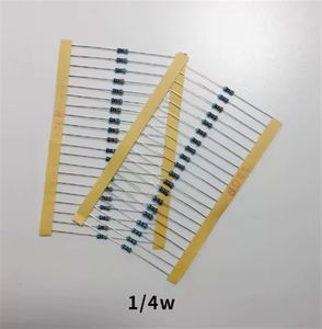 Ensemble de composants de résistance Fyx Stock, résistance en ligne couramment utilisée, 1/4w 30 K <span class=keywords><strong>130</strong></span> K <span class=keywords><strong>Ohm</strong></span> 1/2w/1w, emballage - Product Image 2