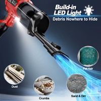 Aspirateur portable pour batterie 18V Milwaukee/Makita/Dewalt/Bosch/Ryobi, aspirateur sans fil portatif pour la maison et les poils d'animaux