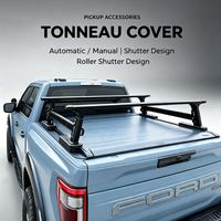 MASSAIT Couvre-benne électronique automatique rétractable en aluminium pour Toyota Hilux Revo Vigo 1.5 cabine
