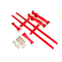 Se adapta a 79-04 -Mustang Kit de conector de subchasis de brazos de control tubular superior inferior trasero