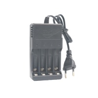 Chargeur USB HWD HD-4880A à quatre emplacements 1,2V/1,5V 800mA avec arrêt automatique pour appareils photo, compatible piles AAA Ni-MH et Ni-Cd