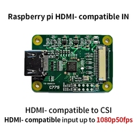 Adaptateur HDMI vers CSI-2 ZYSY C790 1080P 60Hz avec carte BliKVM I2S prenant en charge l'audio pour Raspberry Pi 5 4B 3B+ 3B Zero CM4