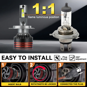 Faro Proiettore LELANPU H7 ATV Angry Adattivo con APP RGB IP68 12V 60W, Fari LED M8 Pro per <span class=keywords><strong>Auto</strong></span> Jeep Wrangler BMW F10 - Product Image 5