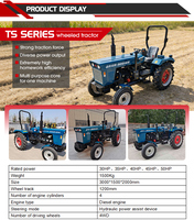 Tracteur Mini 4x4 Haute Performance 50cv 60cv, Meilleure Vente pour Jardin et Ferme, Vente en Gros