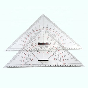 IMPA 371008 Ensemble de triangles et équerres marins en plastique <span class=keywords><strong>Kent</strong></span> 300mm 2 pièces Rapporteur - Product Image 1