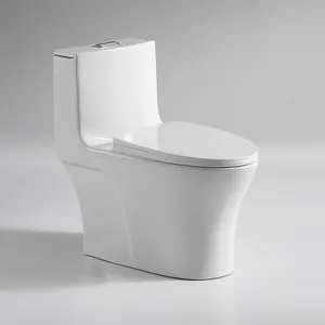 Inooro-Inodoro de cerámica montado en el suelo de baño, Inodoro de una pieza de 300mm, desbastado en wc, armario de agua, Inodoro alargado