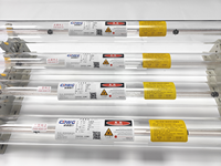 Tube laser en verre CO2 CDWG 1600S7 1600F7 1700H7 1800W7 1600MM 1650MM 1750MM 1850MM pour machine de découpe, prix d'usine limité