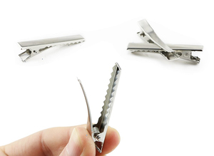 Flat Alligator Hair <strong>Clips</strong> Metal - Product Image 3