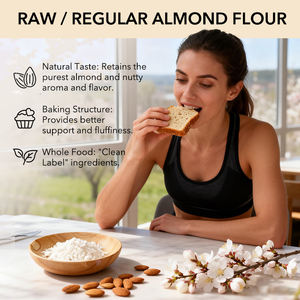 AMULYN Suministra Harina de Almendras <span class=keywords><strong>Cruda</strong></span>/Regular de Grado Alimenticio para Leche Vegetal de Almendras - Product Image 2