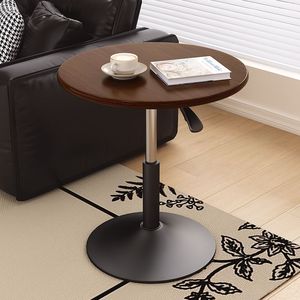 Balcony Leisure <b>Small</b> Coffee Table Household Living Room Side Table Reception Meeting Table Nordic Style Steel Home Furniture - Product Image 1