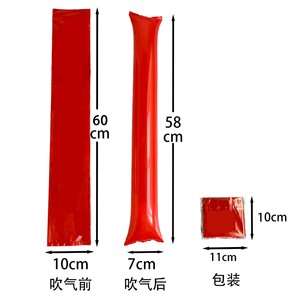 Bâtons gonflables personnalisés en PE 60x10cm pour drapeaux nationaux, jeux d'équipe, festivals, publicité et cadeaux - Product Image 6